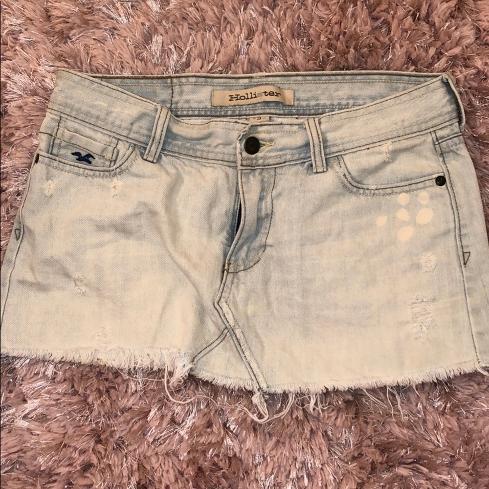 Hollister jeans skirt size 3 waist 26